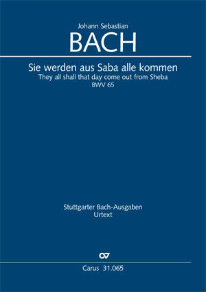 Sie werden aus Saba alle kommen, BWV 65 (Score)