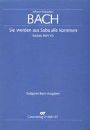 Sie werden aus Saba alle kommen, BWV 65 [study score]