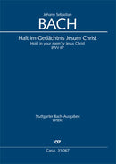 Halt im Gedächtnis Jesum Christ, BWV 67 (Score)