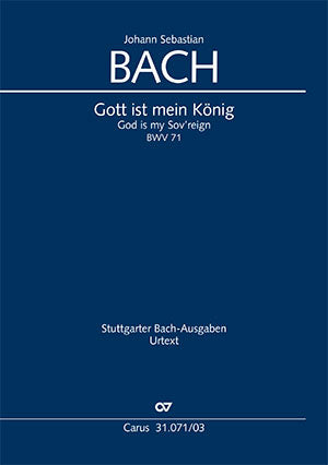 Gott ist mein König, BWV 71 [ヴォーカル・スコア]