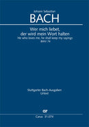 Wer mich liebet, der wird mein Wort halten, BWV 74 (Score)