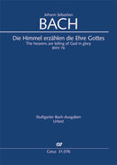 Die Himmel erzählen die Ehre Gottes, BWV 76 (Score)