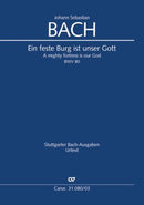 Ein feste Burg ist unser Gott, BWV 80（ヴォーカル・スコア）