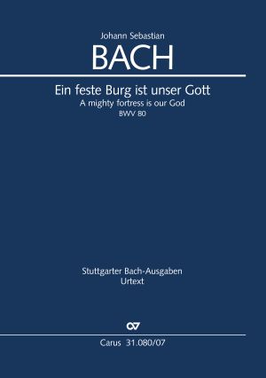 Ein feste Burg ist unser Gott, BWV 80 [study score]