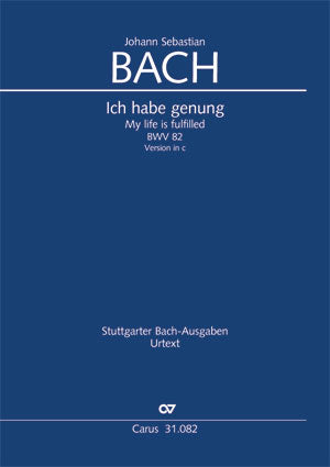 Ich habe genung, BWV 82 (C minor) [score]