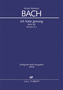 Ich habe genung, BWV 82 (C minor) [study score]