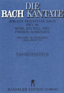 Siehe, ich will viel Fischer aussenden, BWV 88 [study score]