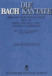 Siehe, ich will viel Fischer aussenden, BWV 88 [study score]