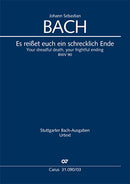 Es reißet euch ein schrecklich Ende, BWV 90（ヴォーカル・スコア）