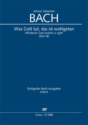 Was Gott tut, das ist wohlgetan, BWV 98 [score]