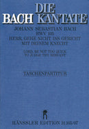 Herr, gehe nicht ins Gericht mit deinem Knecht, BWV 105 [study score]