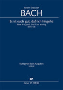 Es ist euch gut, daß ich hingehe, BWV 108（ヴォーカル・スコア）