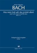 Was mein Gott will, das g'scheh allzeit, BWV 111 (Score)