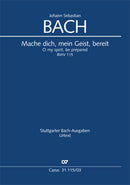 Mache dich, mein Geist, bereit, BWV 115（ヴォーカル・スコア）