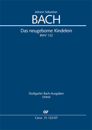 Das neugeborne Kindelein, BWV 122 [study score]