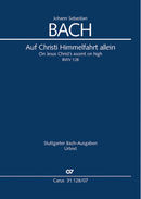 Auf Christi Himmelfahrt allein, BWV 128 [study score]