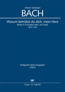 Warum betrübst du dich, mein Herz, BWV 138（ヴォーカル・スコア）