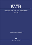 Wachet auf, ruft uns die Stimme, BWV 140 [study score]