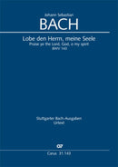 Lobe den Herrn, meine Seele, BWV 143 (Score)