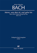 Nimm, was dein ist, und gehe hin, BWV 144（ヴォーカル・スコア）