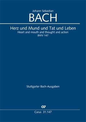 Herz und Mund und Tat und Leben, BWV 147a [score]