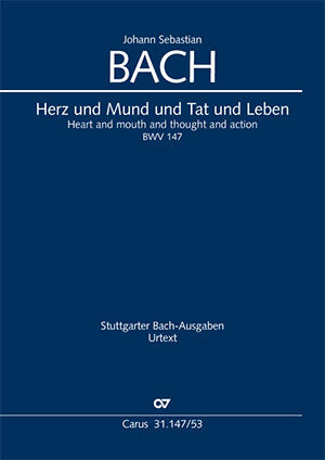 Herz und Mund und Tat und Leben, BWV 147 [ヴォーカル・スコア]