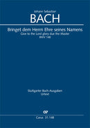 Bringet dem Herrn Ehre seines Namens, BWV 148 (Score)