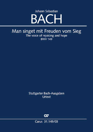 Man singet mit Freuden vom Sieg, BWV 149 [ヴォーカル・スコア]