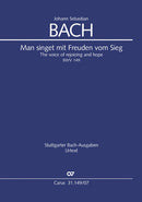 Man singet mit Freuden vom Sieg, BWV 149 [study score]