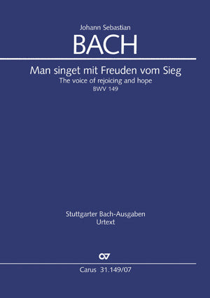 Man singet mit Freuden vom Sieg, BWV 149 [study score]