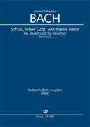 Schau, lieber Gott, wie meine Feind, BWV 153 (Score)
