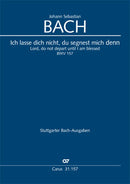 Ich lasse dich nicht, du segnest mich denn, BWV 157 (Score)