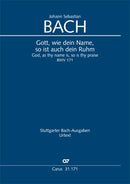 Gott, wie dein Name, so ist auch dein Ruhm, BWV 171 (Score)