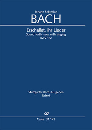 Erschallet, ihr Lieder, BWV 172 [score]