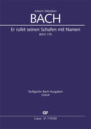 Er rufet seinen Schafen mit Namen, BWV 175（ヴォーカル・スコア）