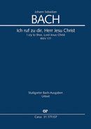Ich ruf zu dir, Herr Jesu Christ, BWV 177 [study score]