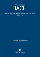 Wo Gott der Herr nicht bei uns hält, BWV 178（ヴォーカル・スコア）