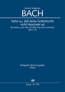 Siehe zu, daß deine Gottesfurcht nicht Heuchelei sei, BWV 179 (Score)
