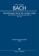 Barmherziges Herze der ewigen Liebe, BWV 185（ヴォーカル・スコア）