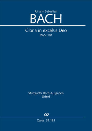 Gloria in excelsis Deo, BWV 191 [score]