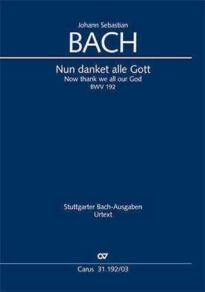 Nun danket alle Gott, BWV 192 [ヴォーカル・スコア]