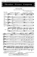 Vocalise (Vocal Score)