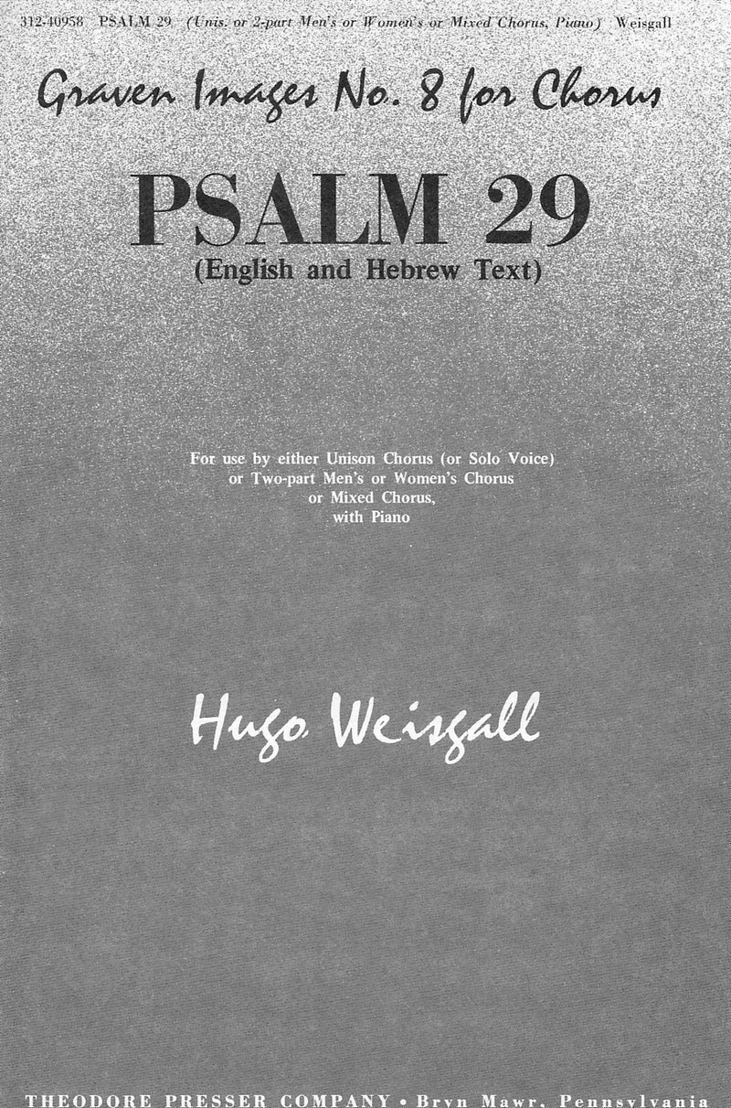 Psalm 29 (Vocal Score)