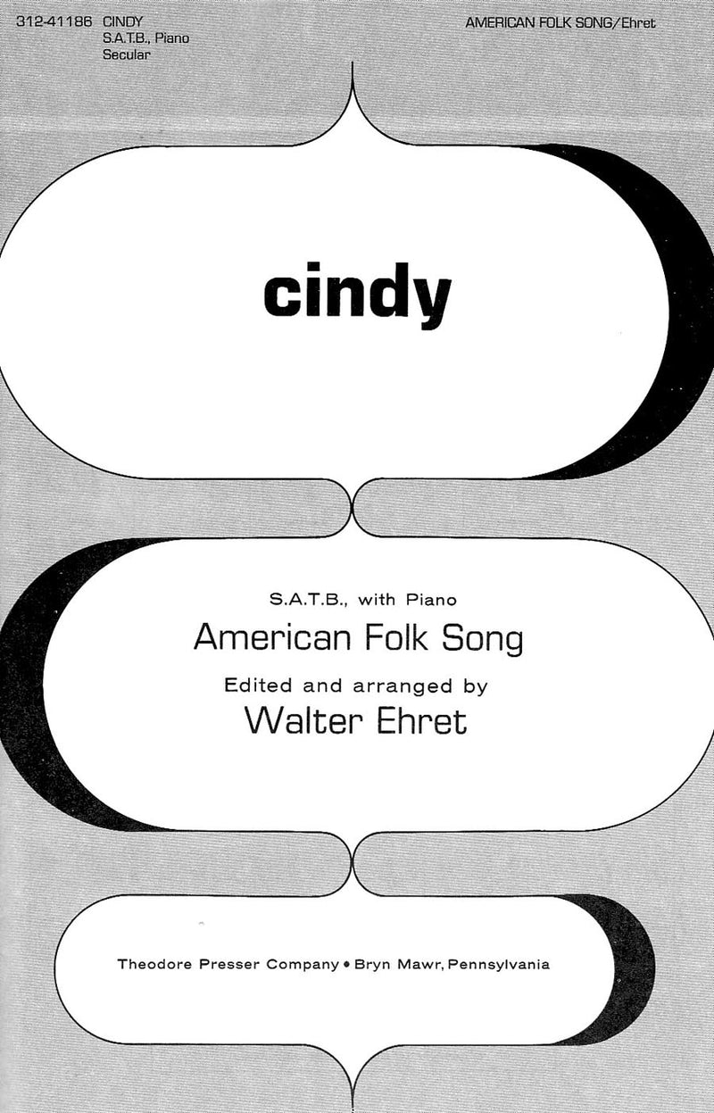 Cindy (SATB and Piano)