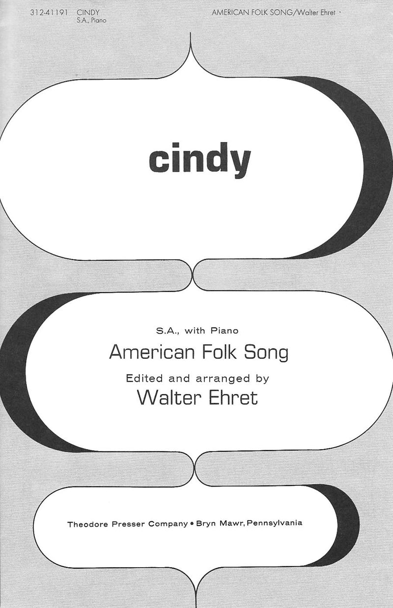 Cindy (SA and Piano)