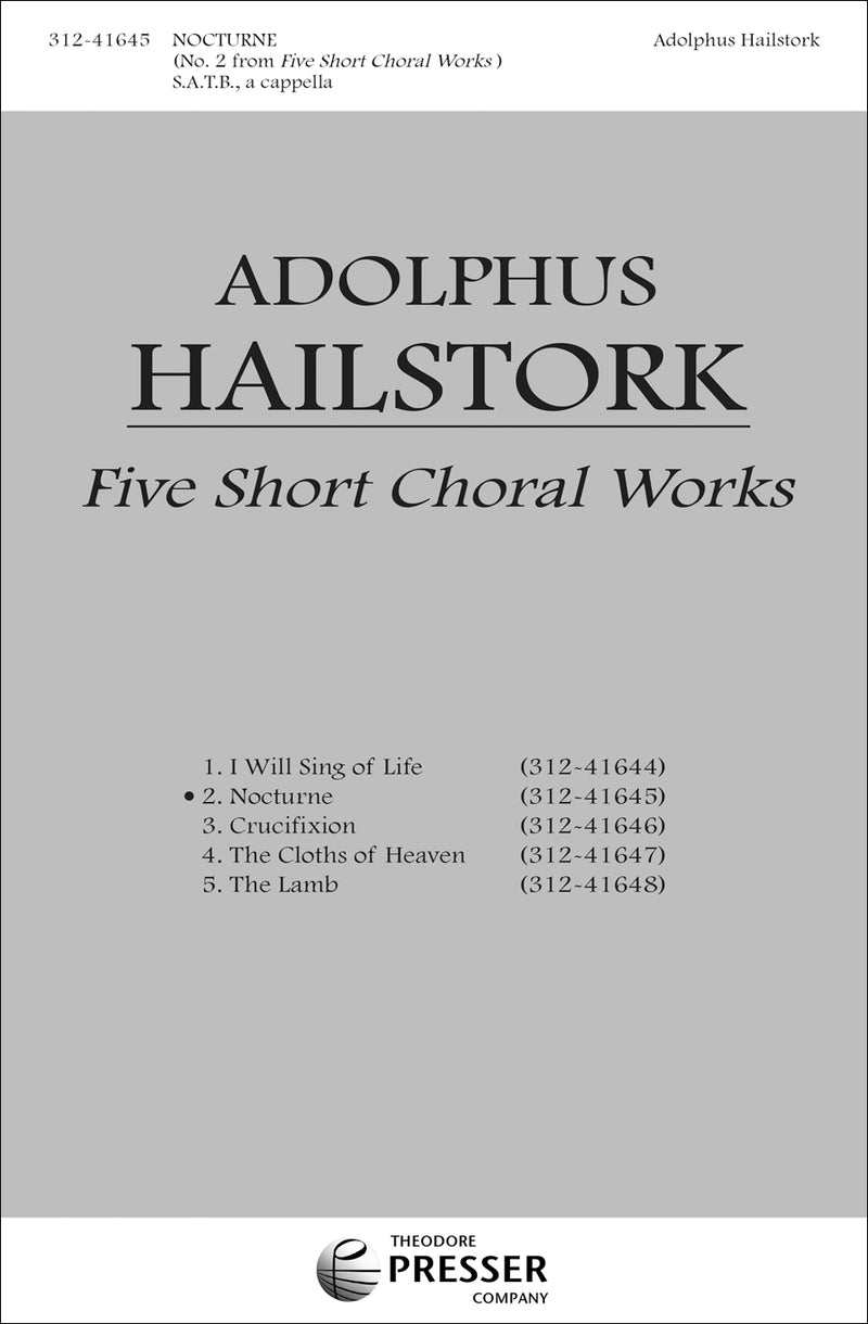 Five Short Choral Works: Nocturne