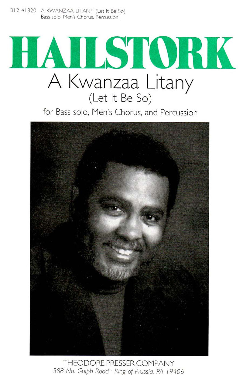 A Kwanzaa Litany (Let It Be So)