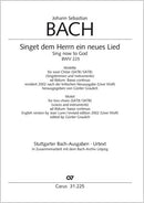 Singet dem Herrn ein neues Lied, BWV 225 (Score)