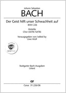 Der Geist hilft unser Schwachheit auf, BWV 226 [only German]