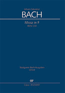 Missa in F, BWV 233 [study score]